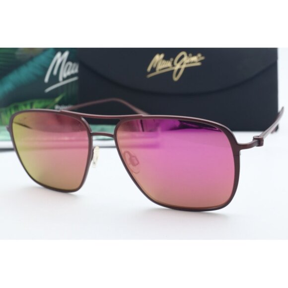 Maui Jim Beaches MJ 541-07M Maui Rose Aviator Sunglasses Maui Rose polarized - Picture 3 of 6